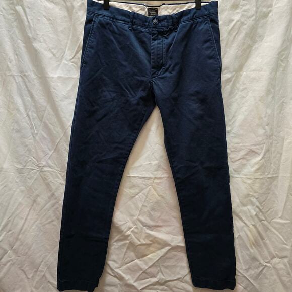 J.Crew Other - J. Crew Broken In dark blue casual pants 32x32 100% cotton actual waist 34"